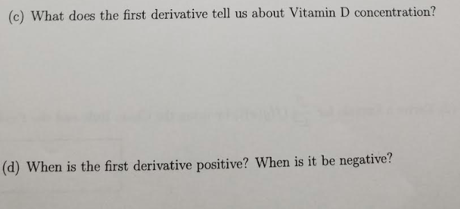 Solved (3) The amount of Vitamin D an individual produces | Chegg.com
