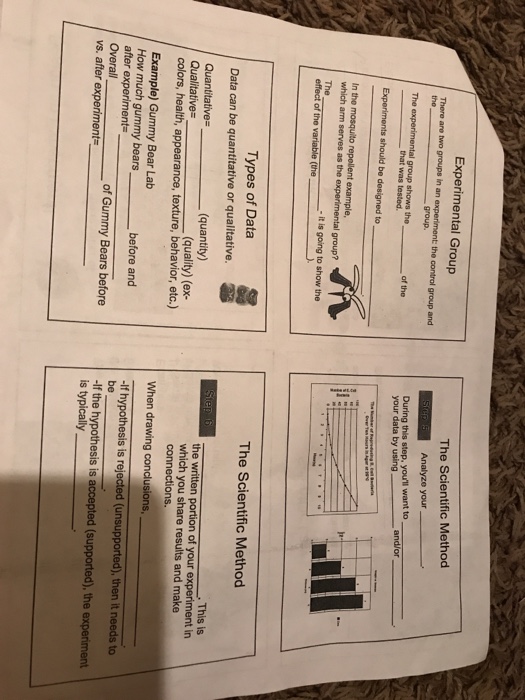 Experimental Group The Scientific Method There are | Chegg.com