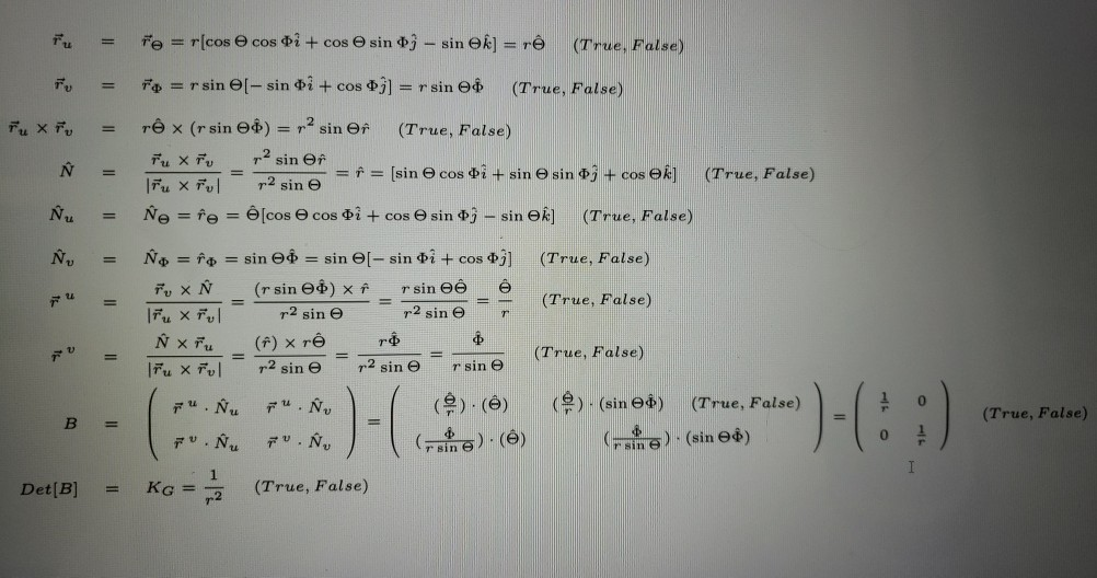 1 For The Spherical System F 0 0 R N Xi Yi Chegg Com