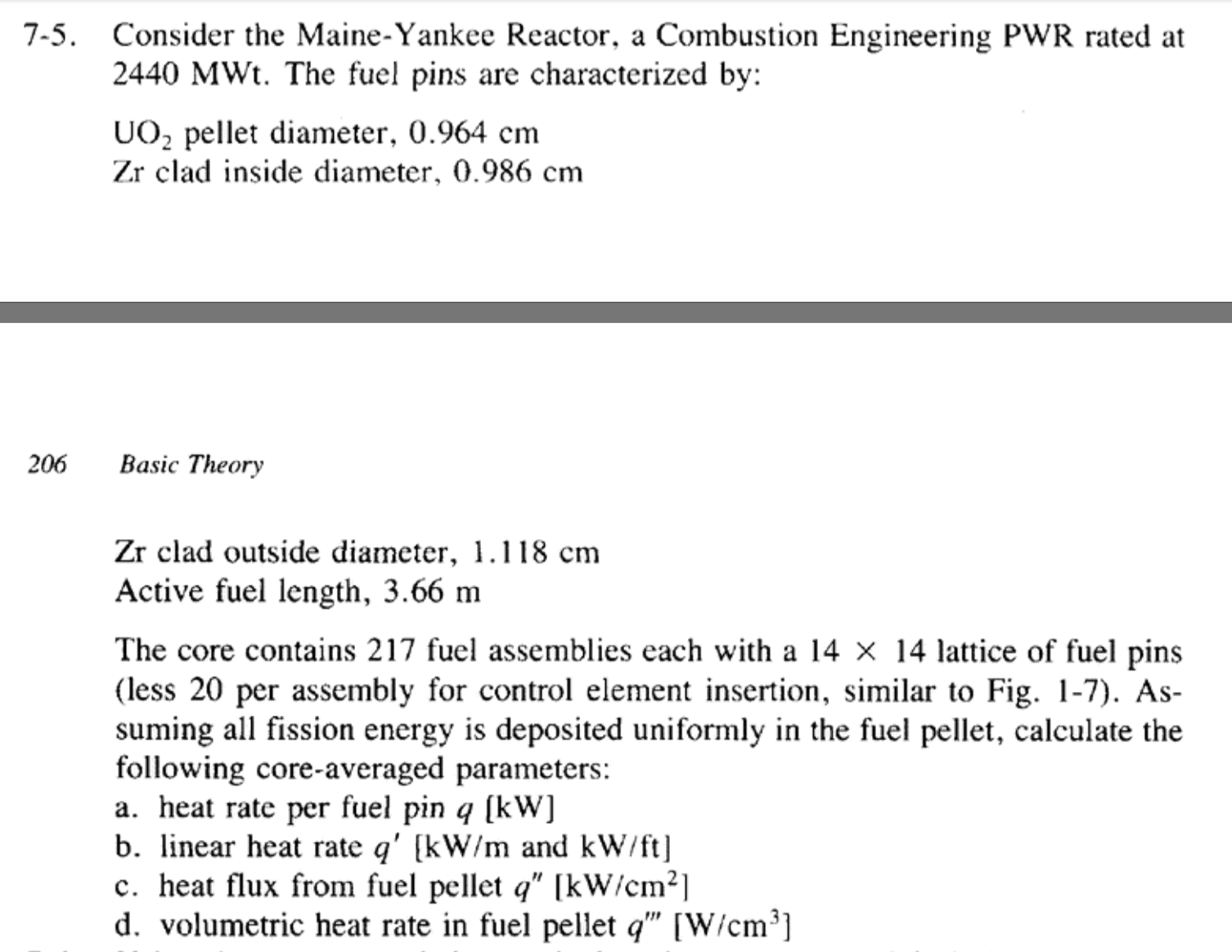 Solved NUCLEAR ENGINEERING QUESTIONS: I need help with all | Chegg.com