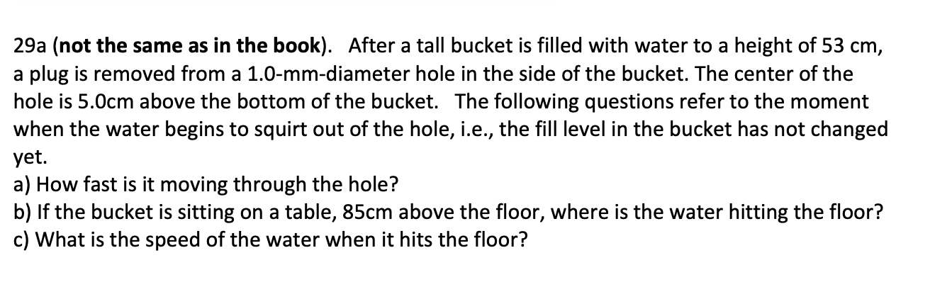 Solved 29a (not the same as in the book). After a tall | Chegg.com