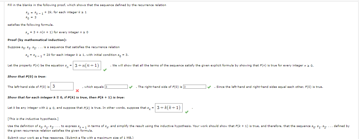 Solved Fill In The Blanks In The Following Proof, Which | Chegg.com