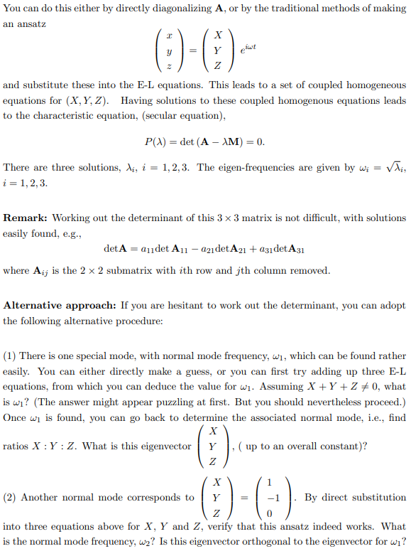 4 Three Small Ballbearings Of Equal Mass M Are Wr Chegg Com