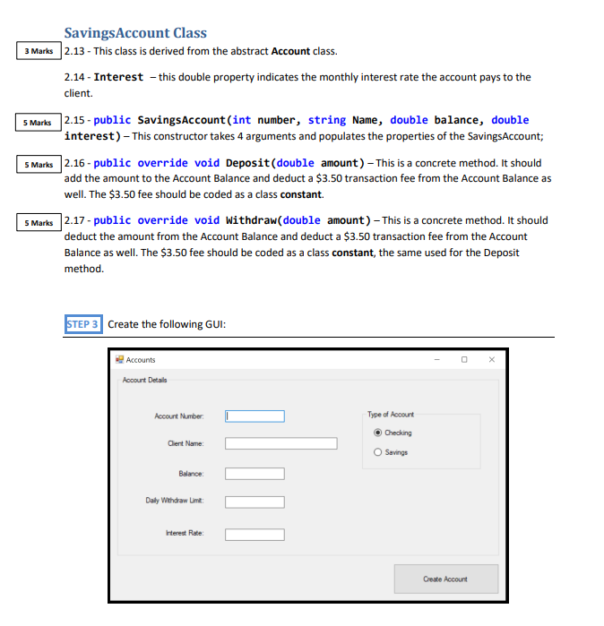 Overview You will be creating a Windows Application | Chegg.com