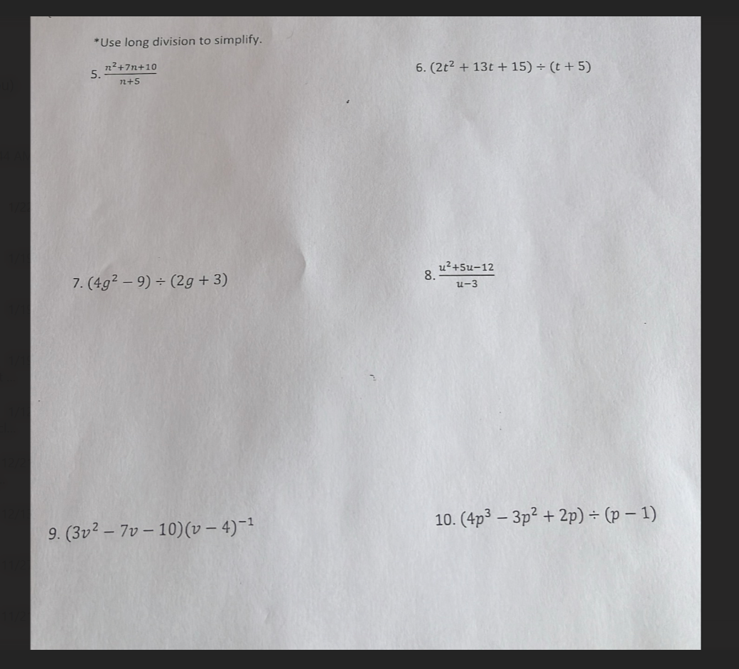 Solved Please Help Me Solve All These Step By Step. I Do Not | Chegg.com