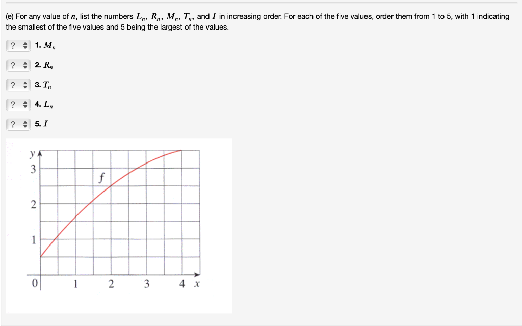 L= [Left Rule Approximation] Rn=[Right Rule | Chegg.com