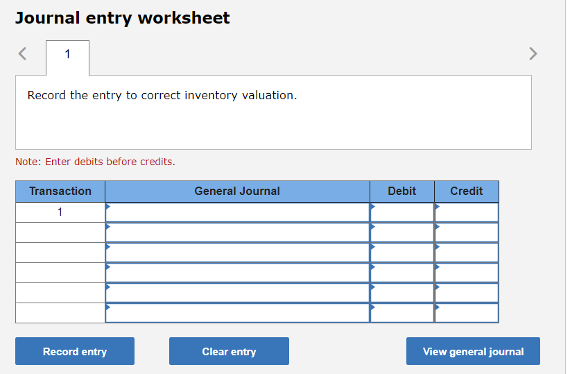 Solved Problem 9-16 (Algo) Inventory errors (LO9-7) The | Chegg.com