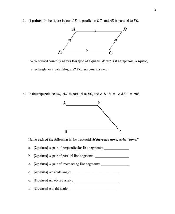 Solved 3 3. [4 points) In the figure below, AB is parallel | Chegg.com