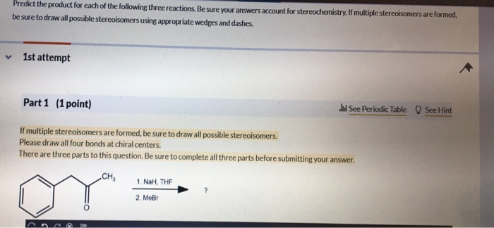 Solved Predict the product for each of the following three | Chegg.com