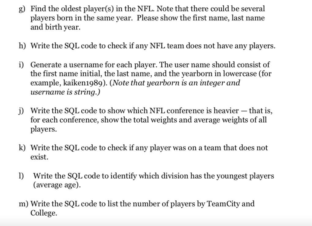 Solved 1 Import Nflxlsx Both The Player And Team Sheet