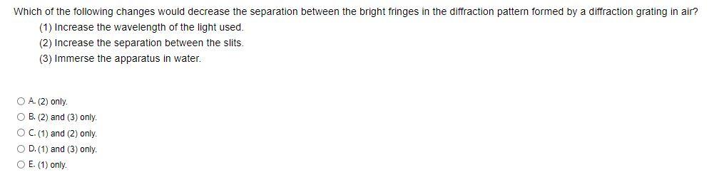 Solved Which of the following changes would decrease the | Chegg.com