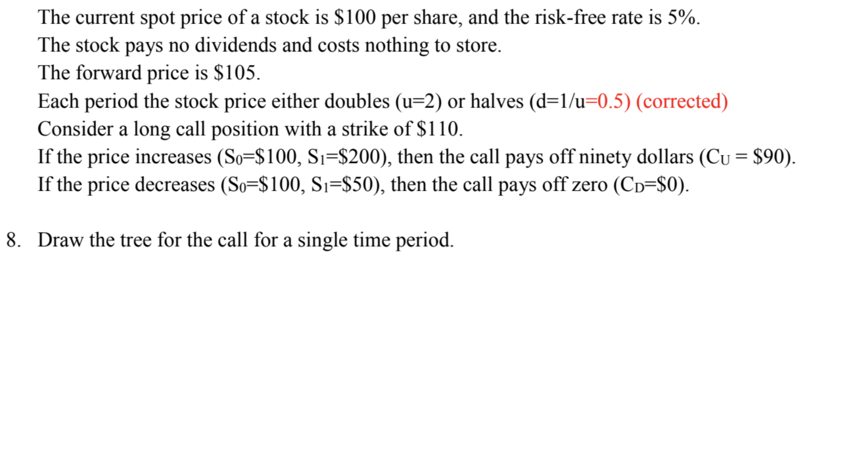 the-current-spot-price-of-a-stock-is-100-per-share-chegg