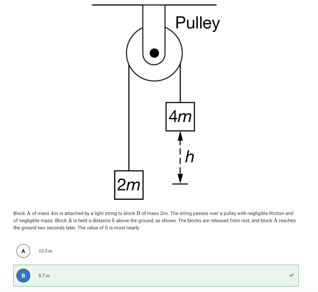 Solved Could Someone Explain To Me Why B Is The Correct | Chegg.com