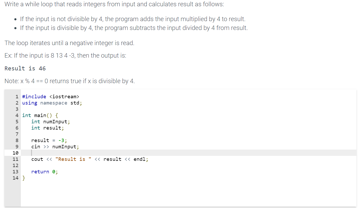 solved-write-a-while-loop-that-reads-integers-from-input-and-chegg