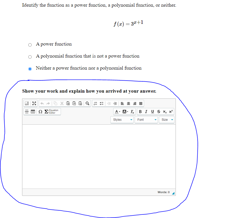 Solved Identify The Function As A Power Function, A | Chegg.com