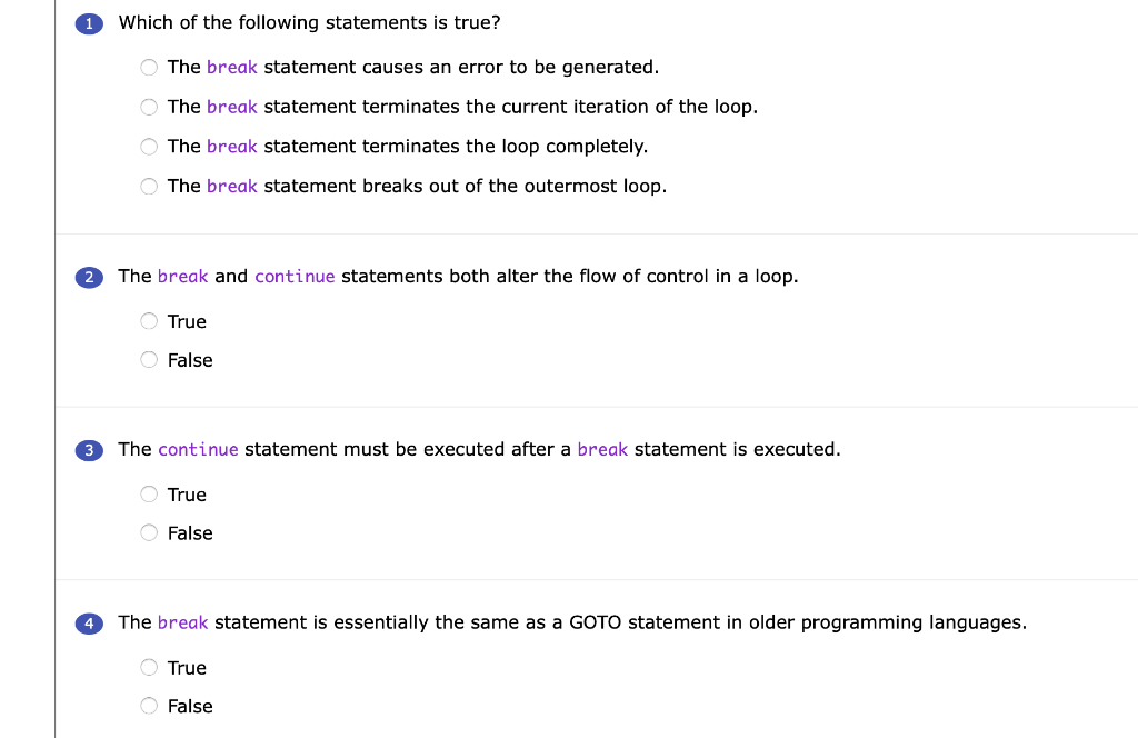 solved-which-of-the-following-statements-is-true-the-break-chegg