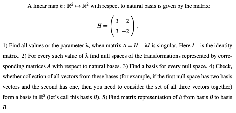 Solved Linear Algebra Question Please Help | Chegg.com