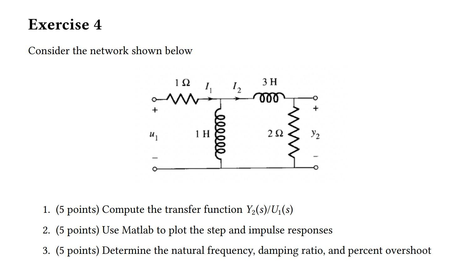 Solved Consider the network shown below 1. (5 points) | Chegg.com