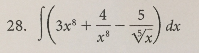 Solved 28, | | 3x8+ dx | Chegg.com