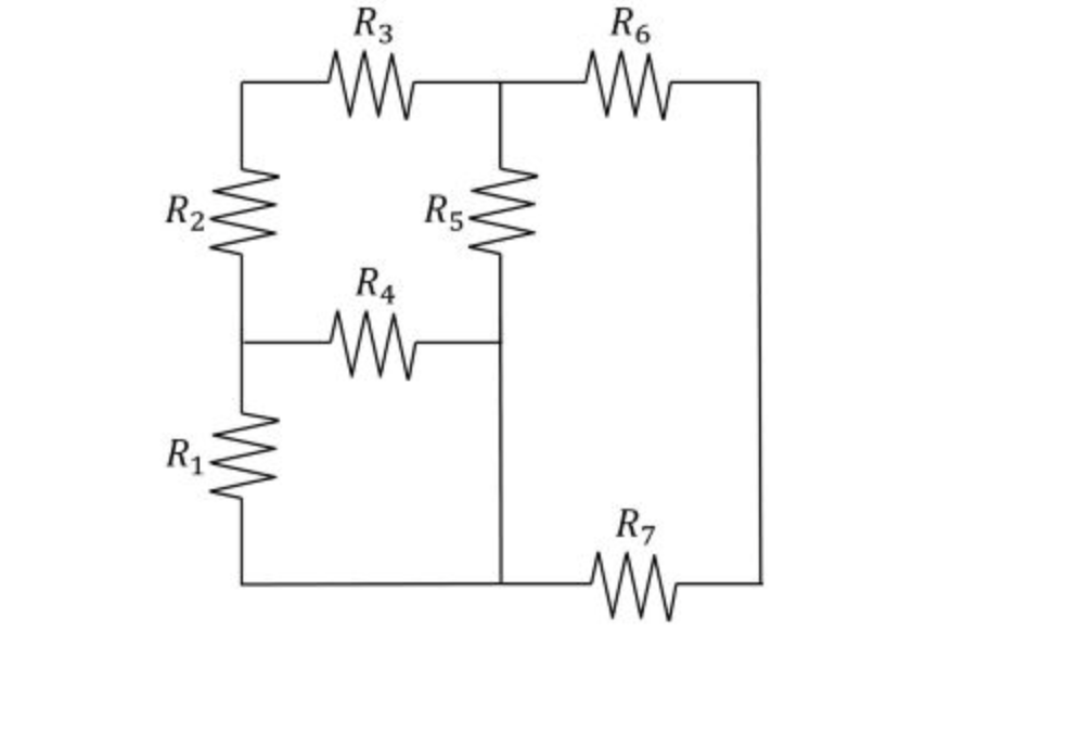 Solved In the network of resistors shown, which of the | Chegg.com
