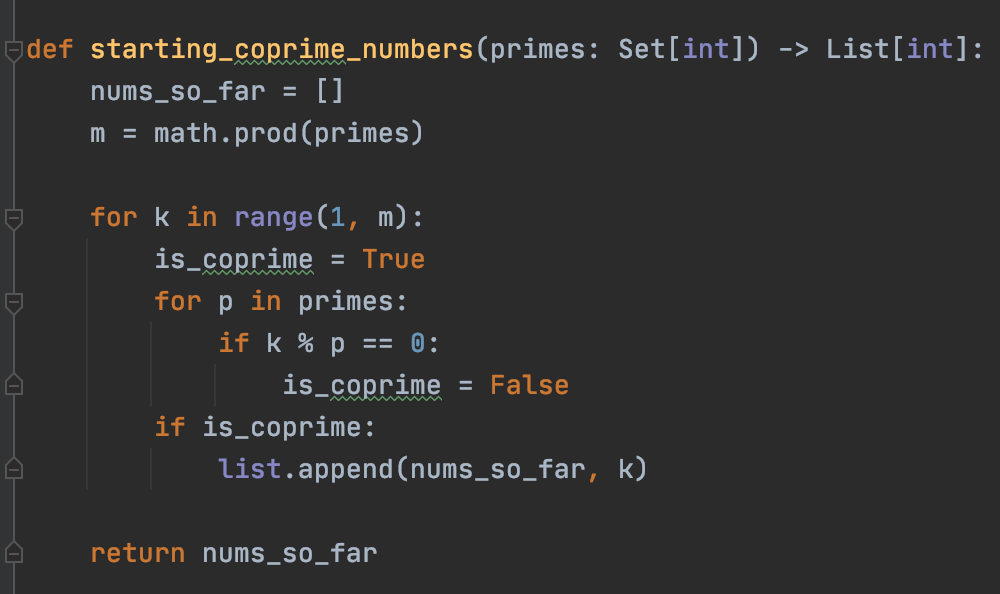Solved = Fidef coprime_to_2_and_3(n: int) -> List[int]: | Chegg.com