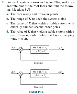 system 2 ﻿solve: For each system shown in Figure | Chegg.com