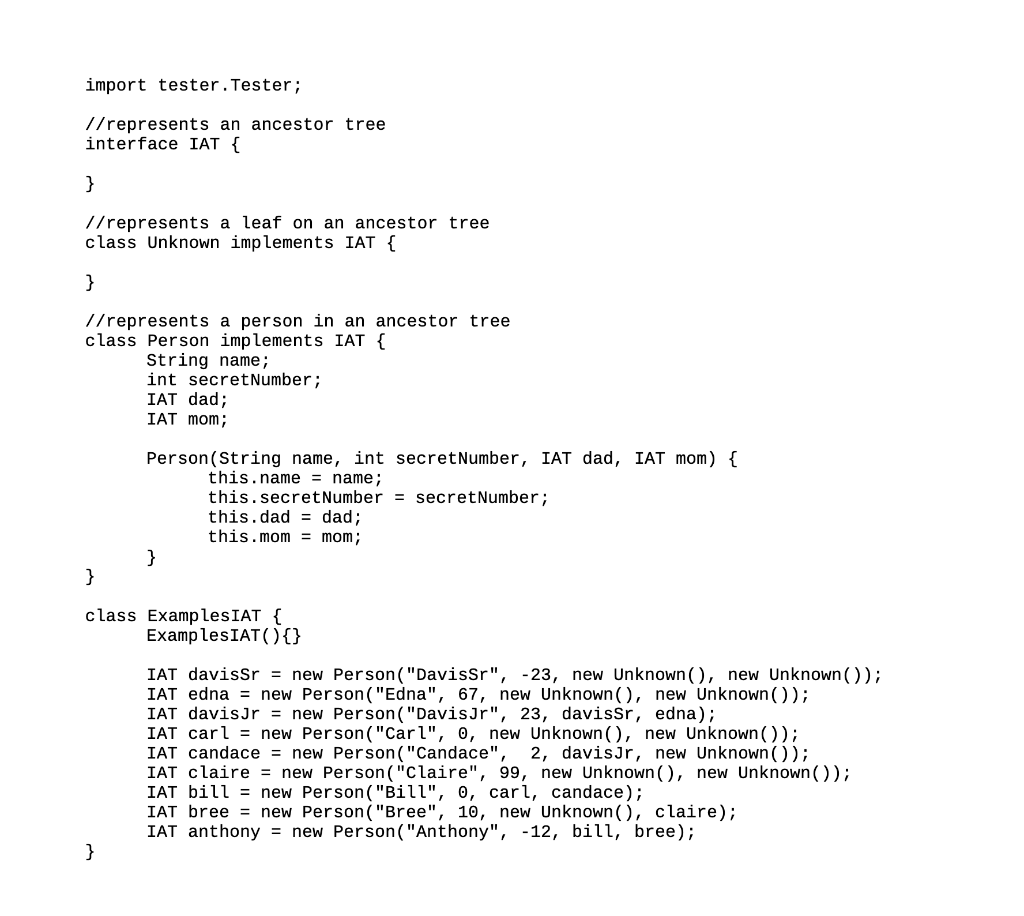 Solved This problem concerns the set of interface and | Chegg.com