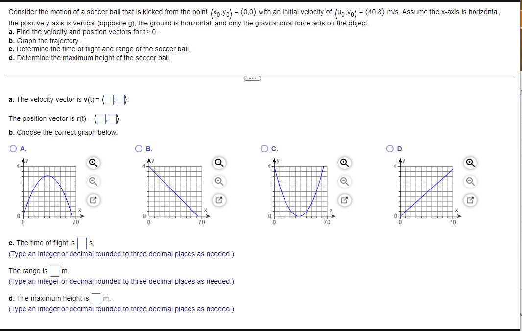 Solved Consider the motion of a soccer ball that is kicked | Chegg.com