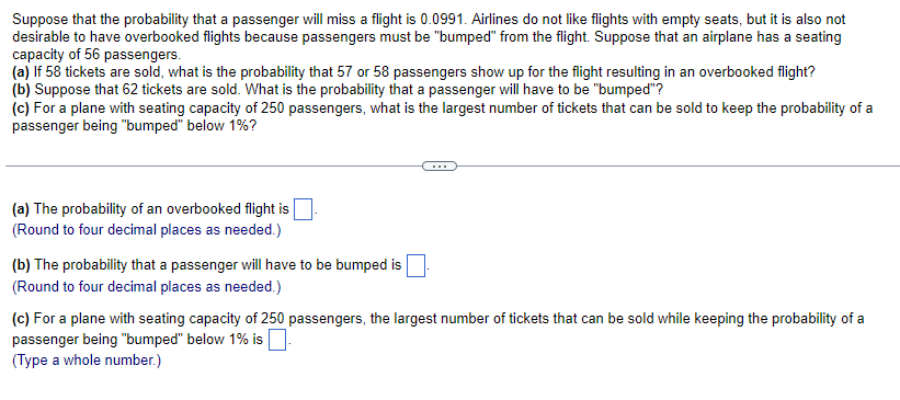 Solved Suppose That The Probability That A Passenger Will | Chegg.com