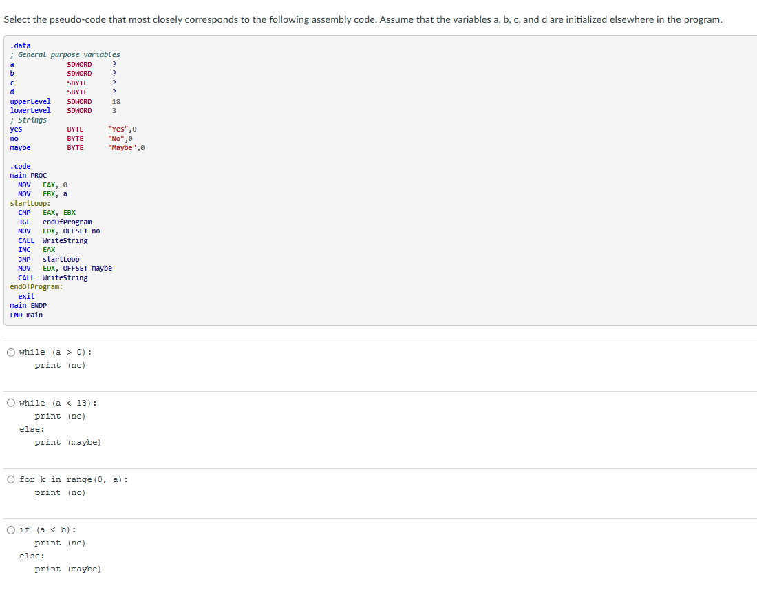 Solved while (a>0): print (no) while (a