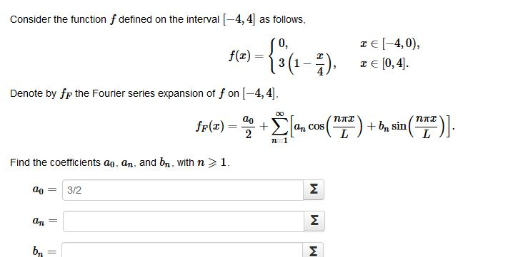 Solved Consider the function f defined on the interval | Chegg.com