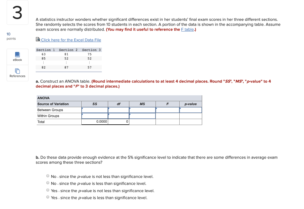 Solved A statistics instructor wonders whether significant