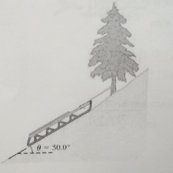 Solved . If A sled is tied to a tree on a frictionless, | Chegg.com