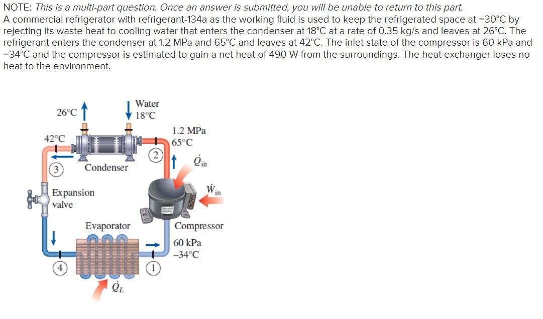 Solved a) Determine the quality of the refrigerant at