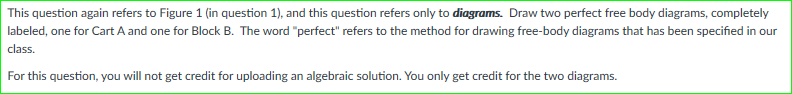 Solved Figure 1 B B А с Two blocks (labeled B and C) and a | Chegg.com