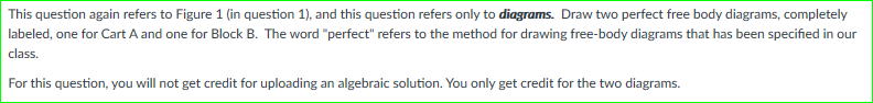 Solved Figure 1 B B А с Two Blocks (labeled B And C) And A | Chegg.com