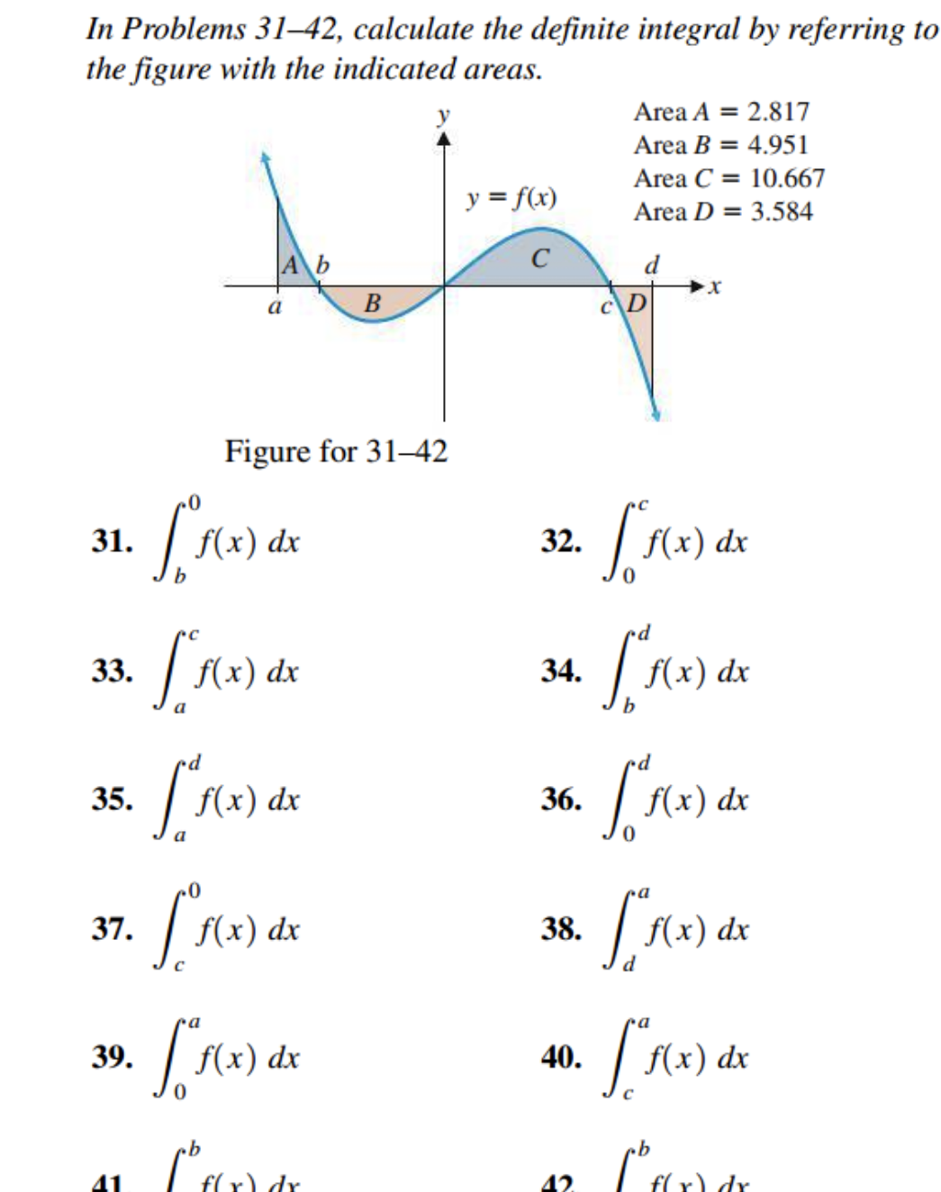 Solved In Problems 31-42, calculate the definite integral by | Chegg.com