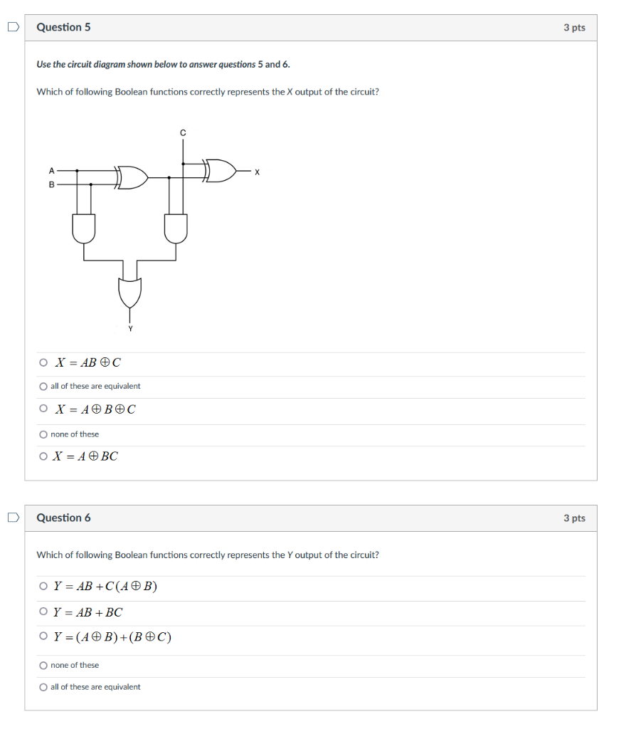 Solved Which of the digital logic components from the
