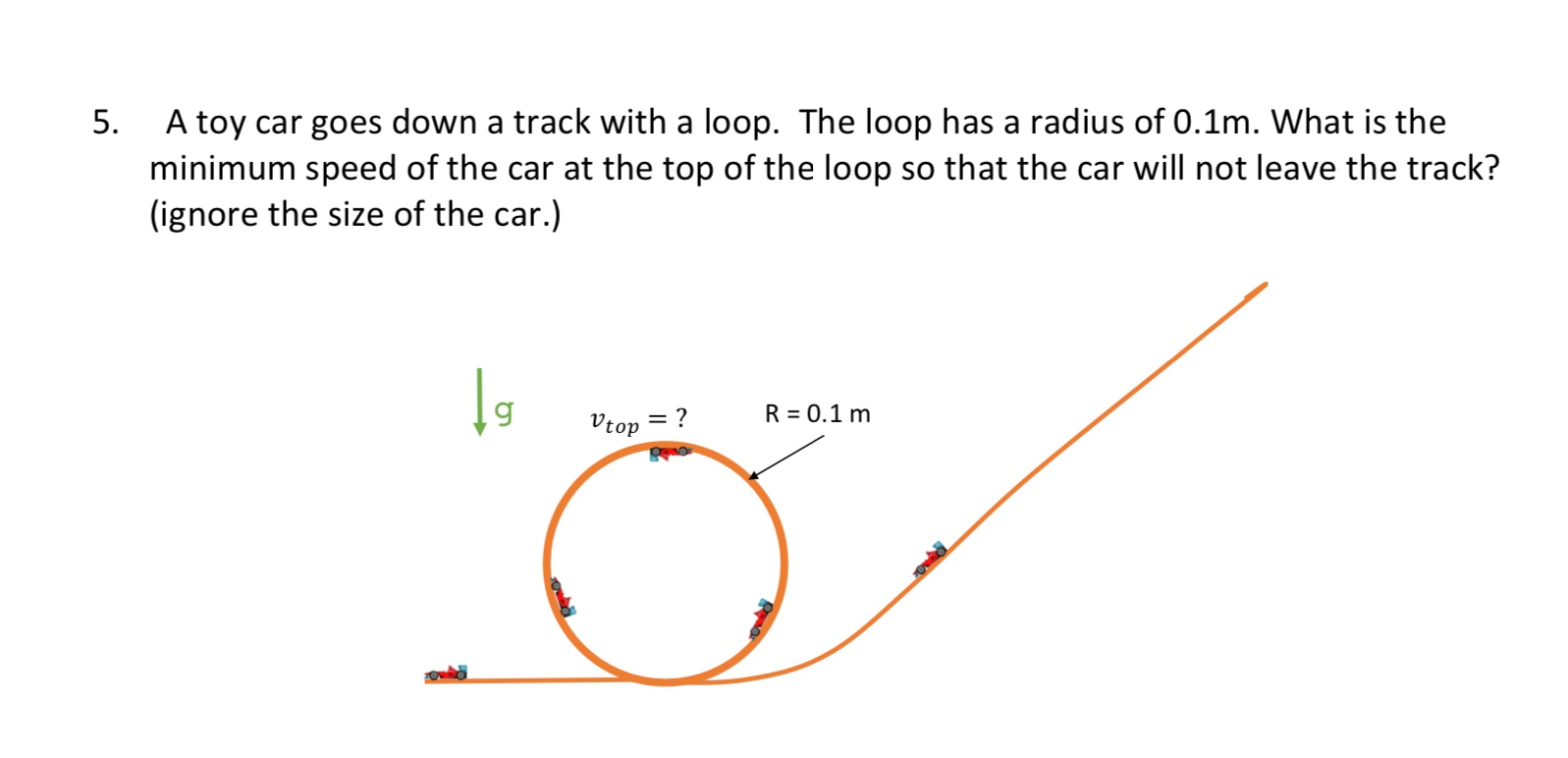 car loop the loop toy