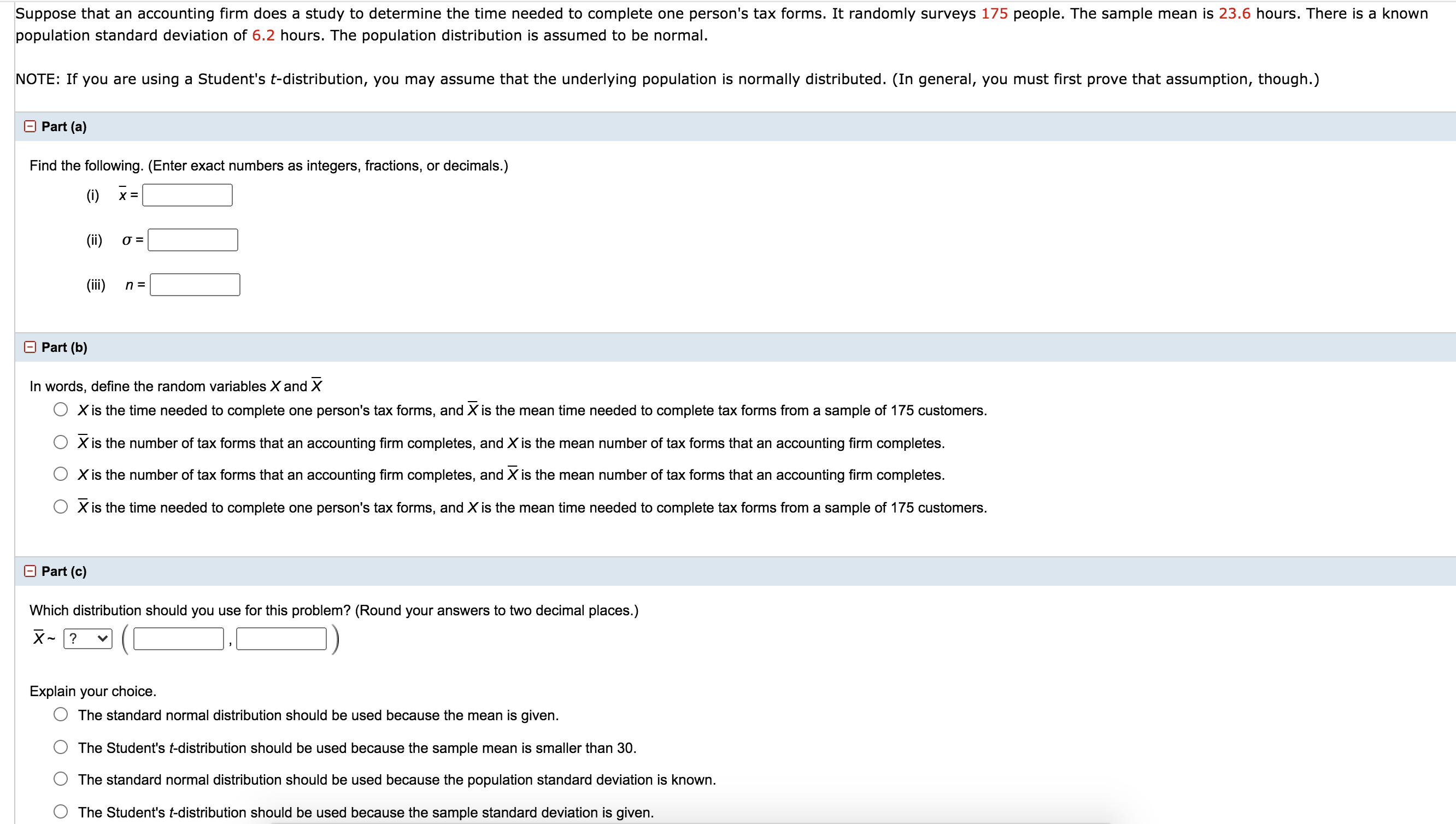 Solved Suppose that an accounting firm does a study to | Chegg.com