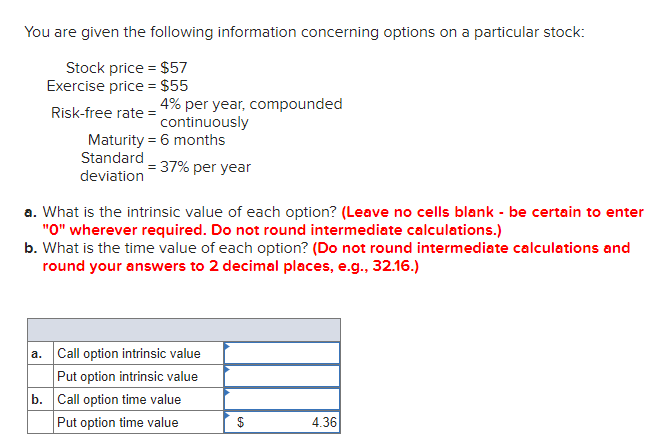 Solved You are given the following information concerning | Chegg.com