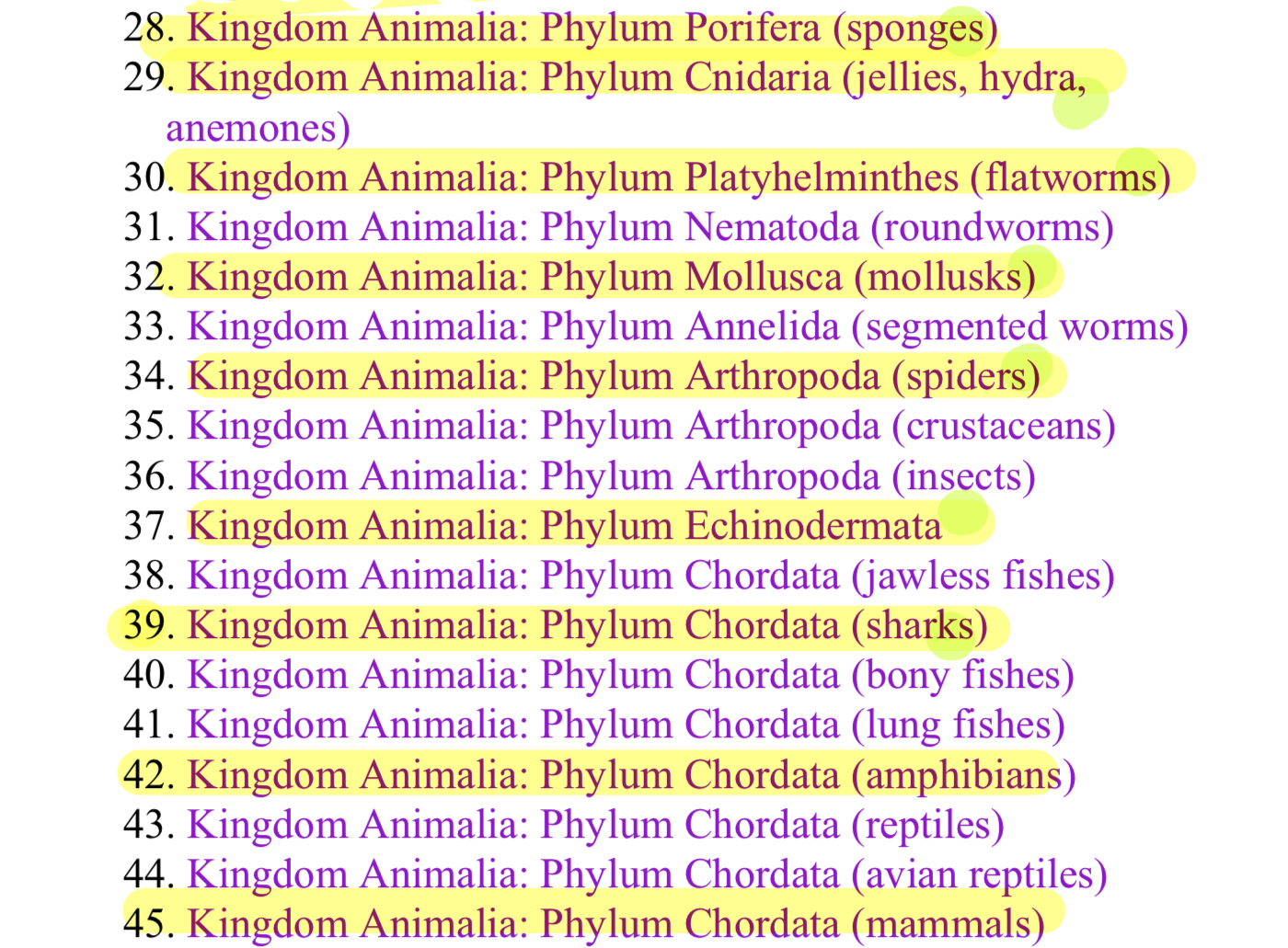 Solved 3) Correct taxonomic rankings: Domain, Kingdom, | Chegg.com