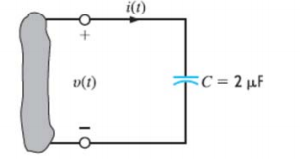 Solved Calculate the current flowing through the capacitor | Chegg.com