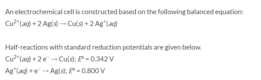 Solved Standard tables of reduction potentials assume | Chegg.com