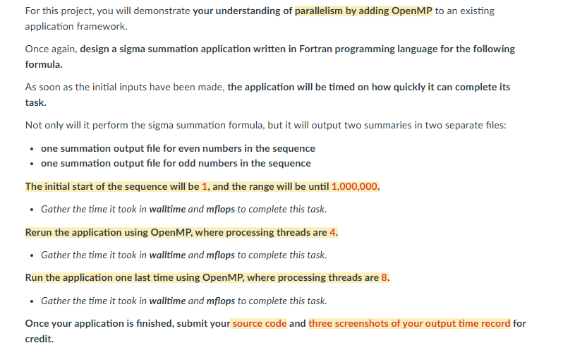 Solved For this project, you will demonstrate your | Chegg.com