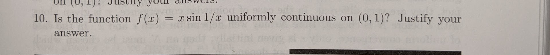 Solved This is real analysis mathematics. Please write as | Chegg.com