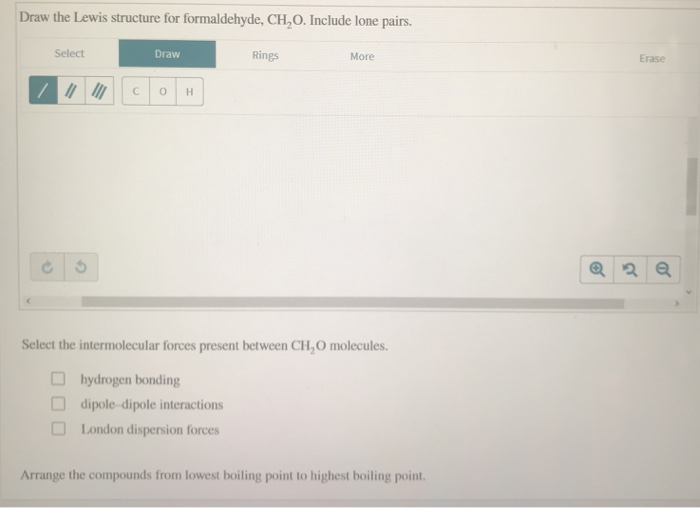 Draw The Lewis Dot Structure Of Formaldehyde Quizlet vrogue.co