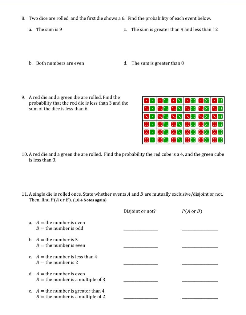 Solved 211.211B Worksheet Jun 211, 211 at 211:21211 AM Name Algebra 21 Intended For Algebra 2 Probability Worksheet