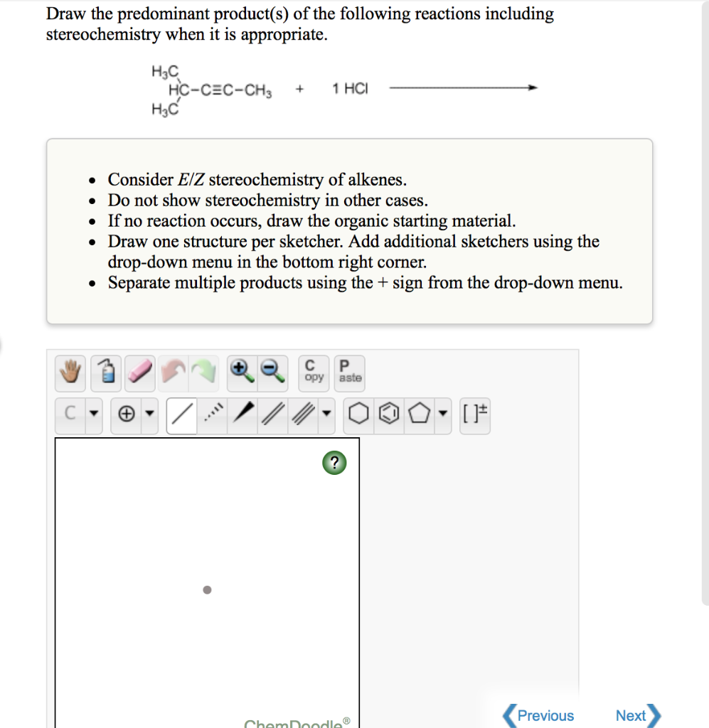 solved-draw-the-predominant-product-s-of-the-following-chegg