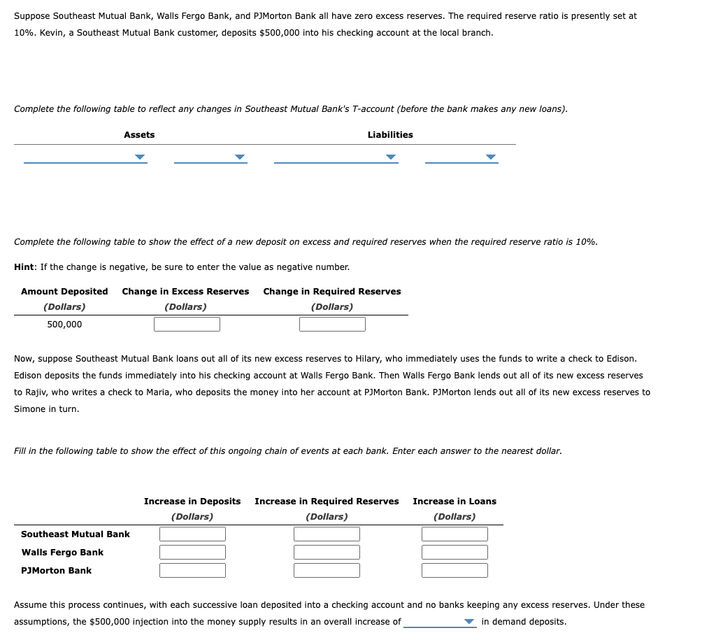 Solved Suppose Southeast Mutual Bank Walls Fergo Bank and Chegg com